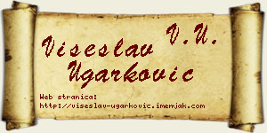 Višeslav Ugarković vizit kartica